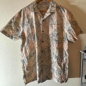 Men beach button up
